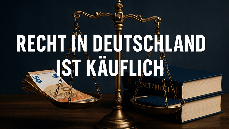 Recht in Deutschland ist käuflich – Der große Justizskandal